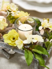 Dibor Hawthorn Floral Triple Candle Holder - Image 4 of 6