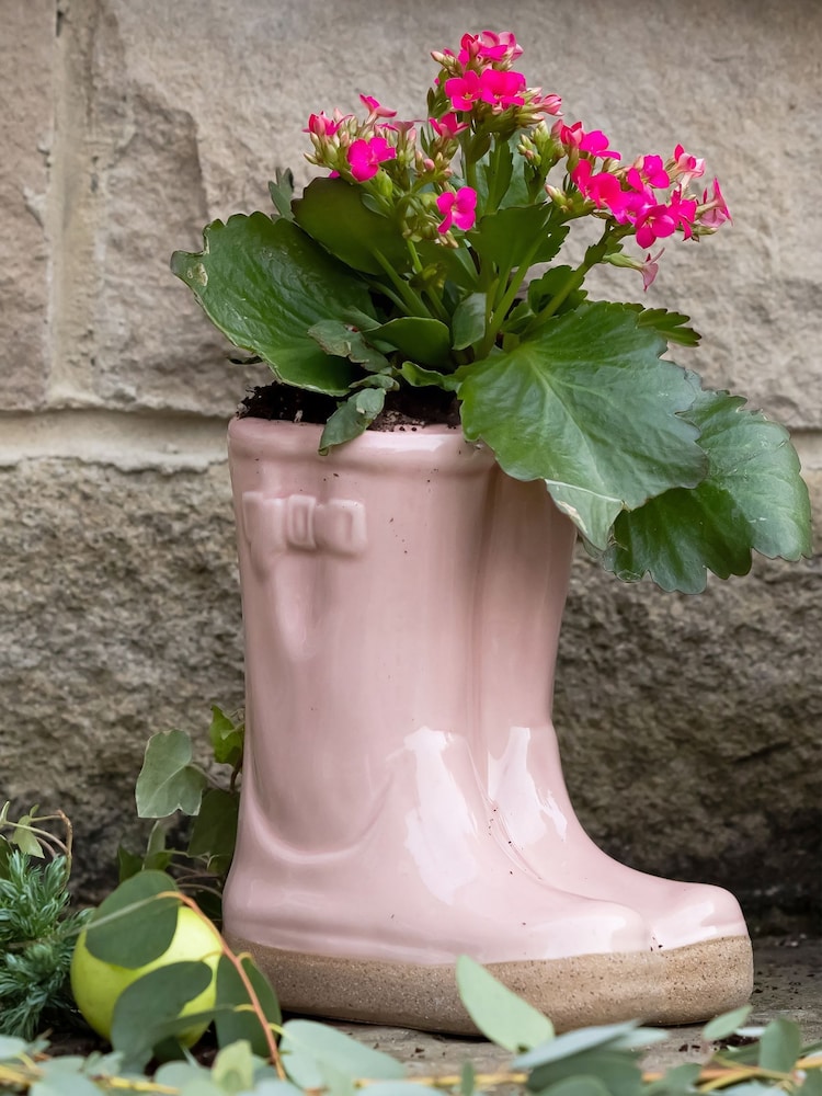 Dibor Pink PINK Double Wellington Smart Planter - Image 1 of 6