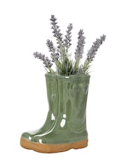 Dibor Green Calstock Double Wellington Small Planter - Image 2 of 5