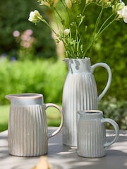 Dibor Blue Narbeth Traditional Rustic Tall Pitcher - Image 2 of 5