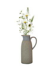 Dibor Blue Narbeth Traditional Rustic Tall Pitcher - Image 3 of 5