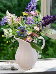 Dibor White Gladestry Classical Pitcher Jug Vase - Image 1 of 5
