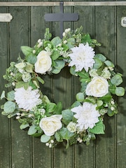 Dibor Green Zuria Floral Wreath - Image 1 of 5