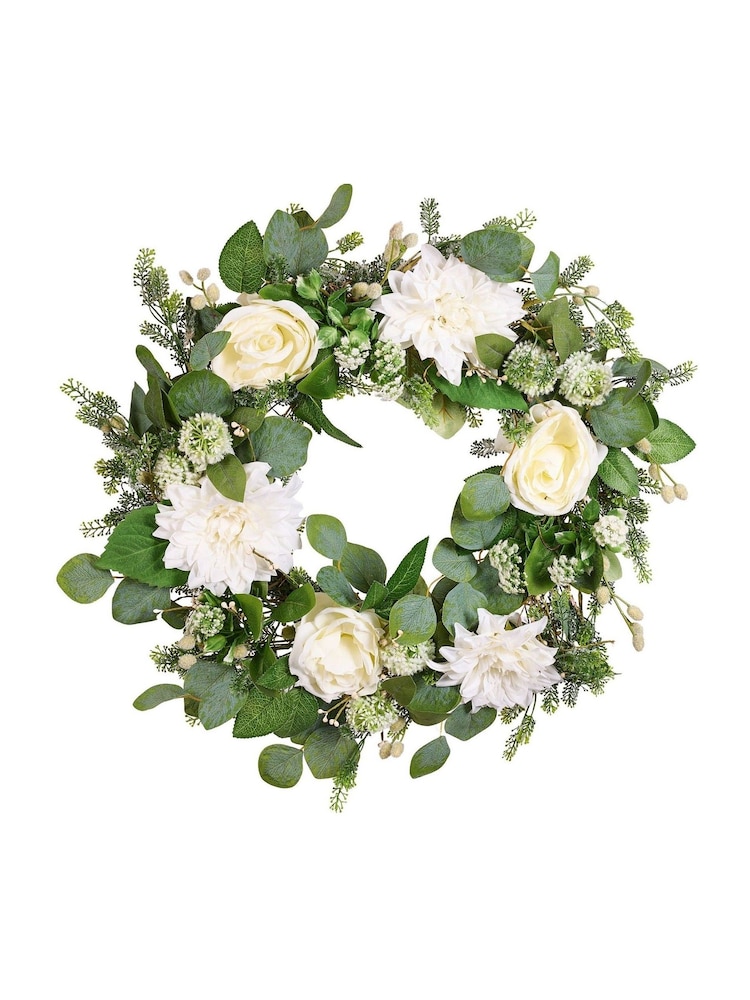 Dibor Green Zuria Floral Wreath - Image 2 of 5