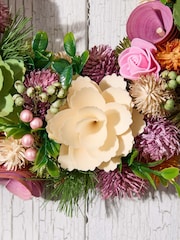 Dibor Green Alnwick Floral Wreath - Image 3 of 5