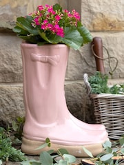 Dibor Pink Large Double Wellington Planter - Image 4 of 6