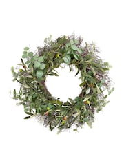 Dibor Green Spring Hedgerow Floral Wreath - Image 2 of 5