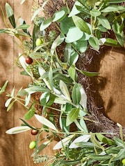 Dibor Green Spring Hedgerow Floral Wreath - Image 4 of 5