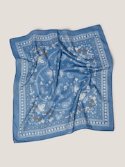 Monsoon Blue Mandy Tie Bandana Scarves - Image 1 of 2