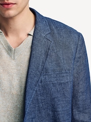 Oliver Spencer Blue Theobald Jacket - Image 6 of 12