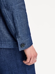 Oliver Spencer Blue Theobald Jacket - Image 7 of 12
