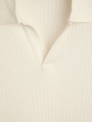 Oliver Spencer Cream Sherwin Westcott Polo Shirt - Image 5 of 5