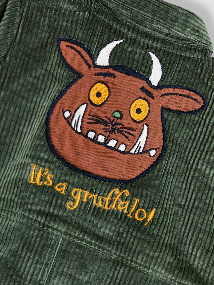 JoJo Maman Bébé Gruffalo Khaki Green Cord Romper - Image 5 of 5