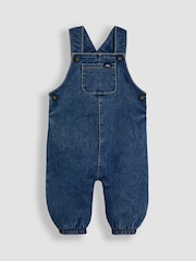 JoJo Maman Bébé 2-Piece Denim Dungarees & Top Set - Bild 2 von 5
