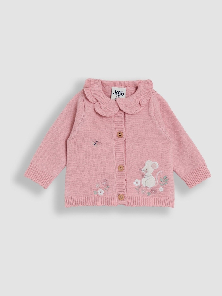JoJo Maman Bébé Pink Knit 3-Piece Set - Image 2 of 9