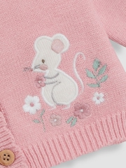 JoJo Maman Bébé Pink Knit 3-Piece Set - Image 9 of 9