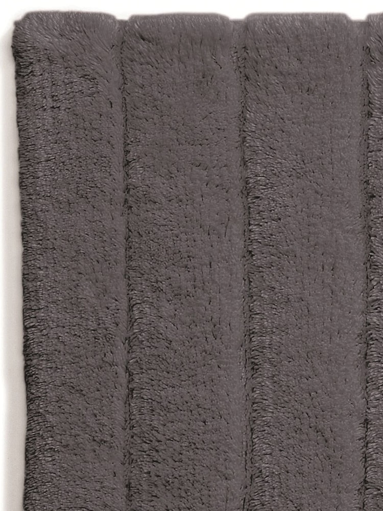Hug Rug White Luxury Cotton Large Stripe Bathmat - Image 4 of 4