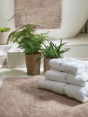 Hug Rug Latte Luxury Cotton Large Plain Bathmat - Image 2 of 4
