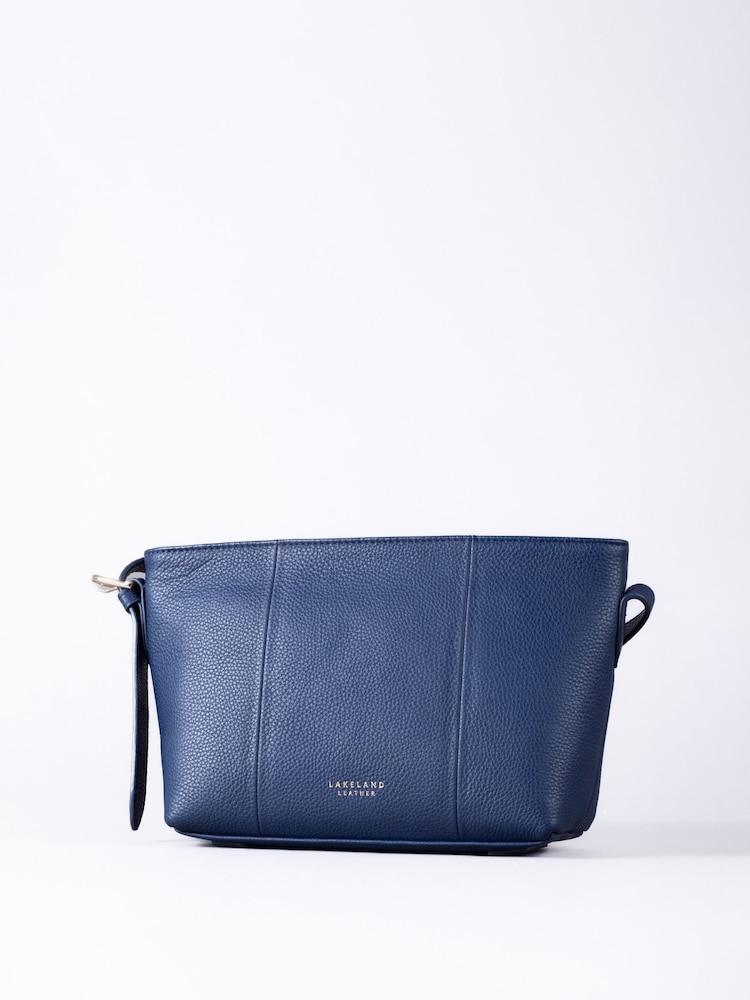 Lakeland Leather Blue Langdale Cross-Body Bag - Image 1 of 6