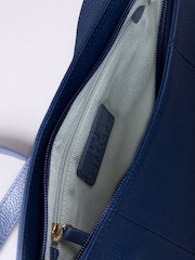 Lakeland Leather Blue Langdale Cross-Body Bag - Image 5 of 6
