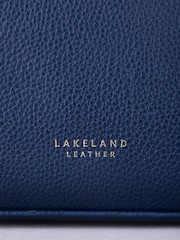 Lakeland Leather Blue Langdale Cross-Body Bag - Image 6 of 6