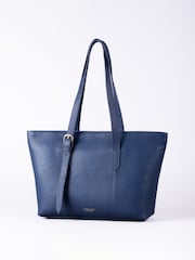 Lakeland Leather Blue Langdale Tote Bag - Image 1 of 6