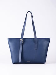 Lakeland Leather Blue Langdale Tote Bag - Image 2 of 6