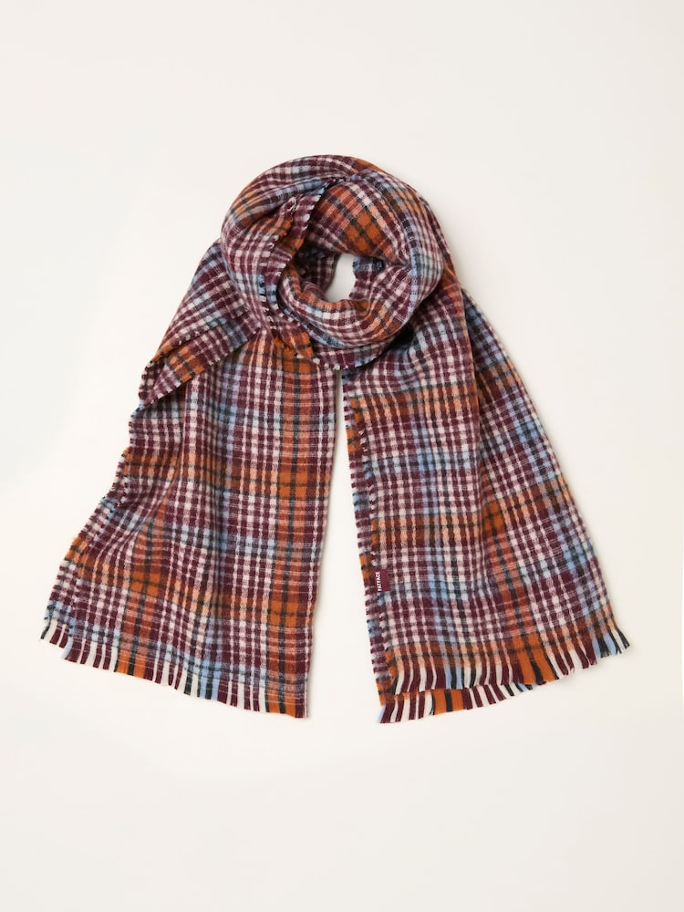 FatFace Multi Check Scarf - Image 1 of 2