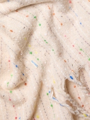 FatFace Ivory Confetti Scarf - Image 2 of 2