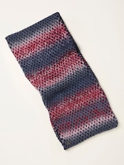 FatFace Navy Space Dye Snood - Image 2 of 2