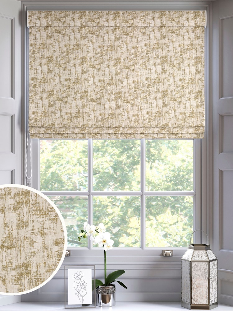 Ochre Yellow Tero Made to Measure Roman Blind - Image 1 of 6