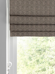 Black Noir Marte Made to Measure Roman Blind - Image 2 of 6