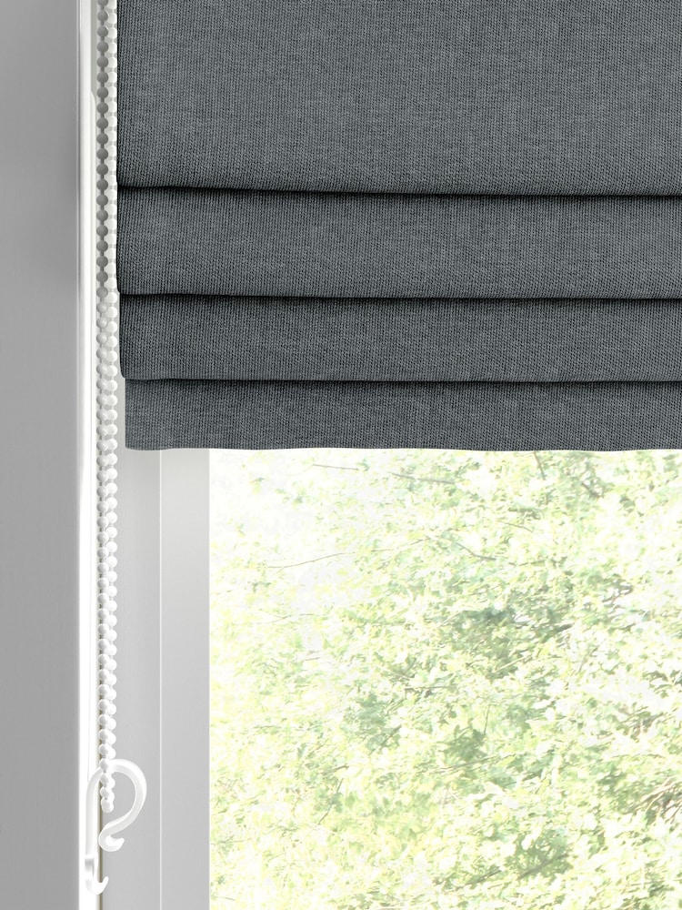 Slate Grey Bellum Made to Measure Roman Blind - Image 2 of 6