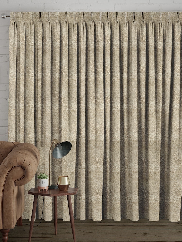 Flax Natural Verty Made to Measure Curtains - Image 2 of 9