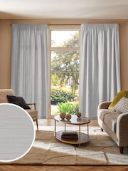 Pearl White Ire Made to Measure Curtains - Image 1 of 9