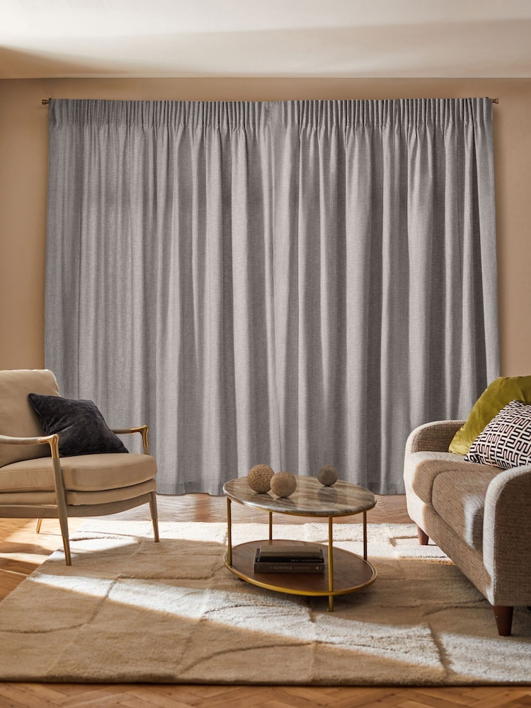 Dove Grey Bellum Made to Measure Curtains - Image 2 of 9