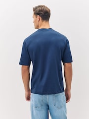 HUGO Blue Logo Graphic T-Shirt - Image 3 of 4