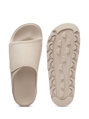 HUGO Natural Suede Sliders - Image 1 of 2