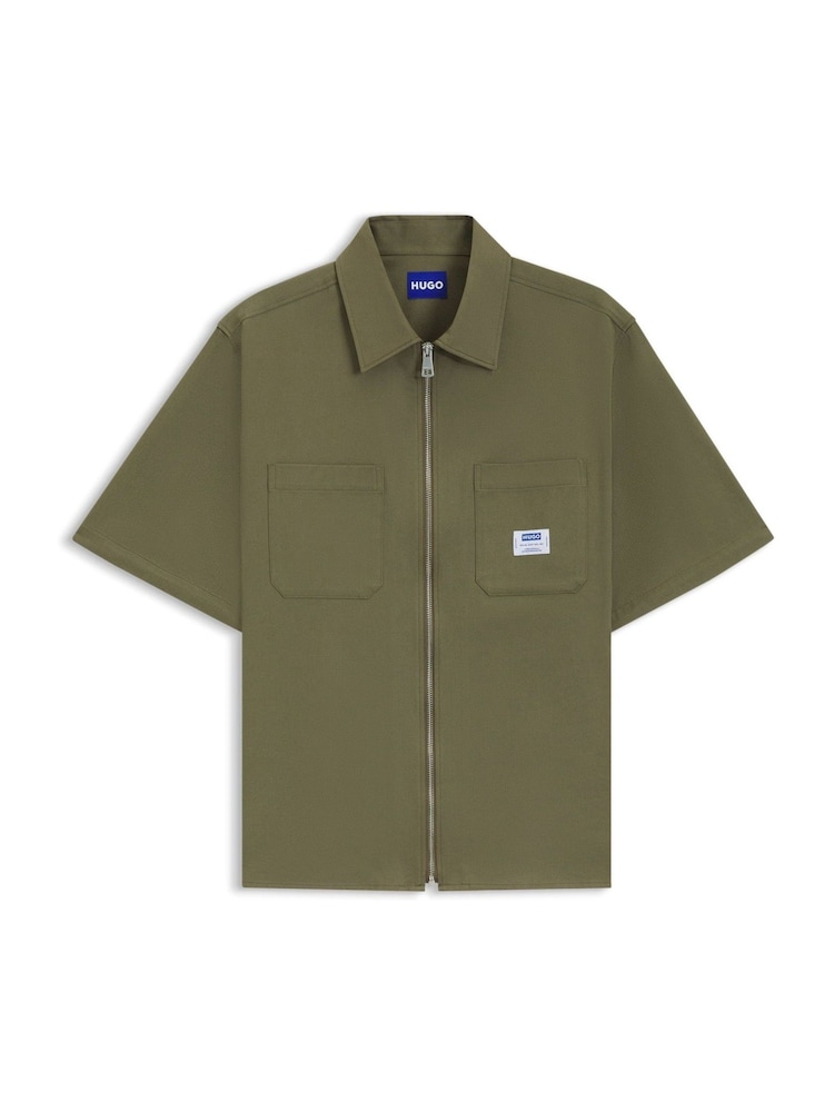 Camisa de manga curta com zíper HUGO - Imagem 6 de 6
