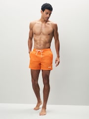 HUGO Orange Logo Swim Shorts - Image 3 of 6