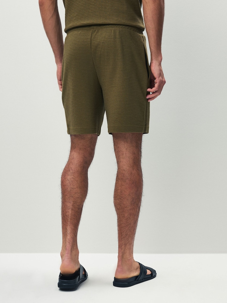 HUGO Waffle Shorts - Imagem 2 de 4