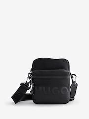 HUGO Black Split Logo Cross-Body Bag - Image 1 of 1