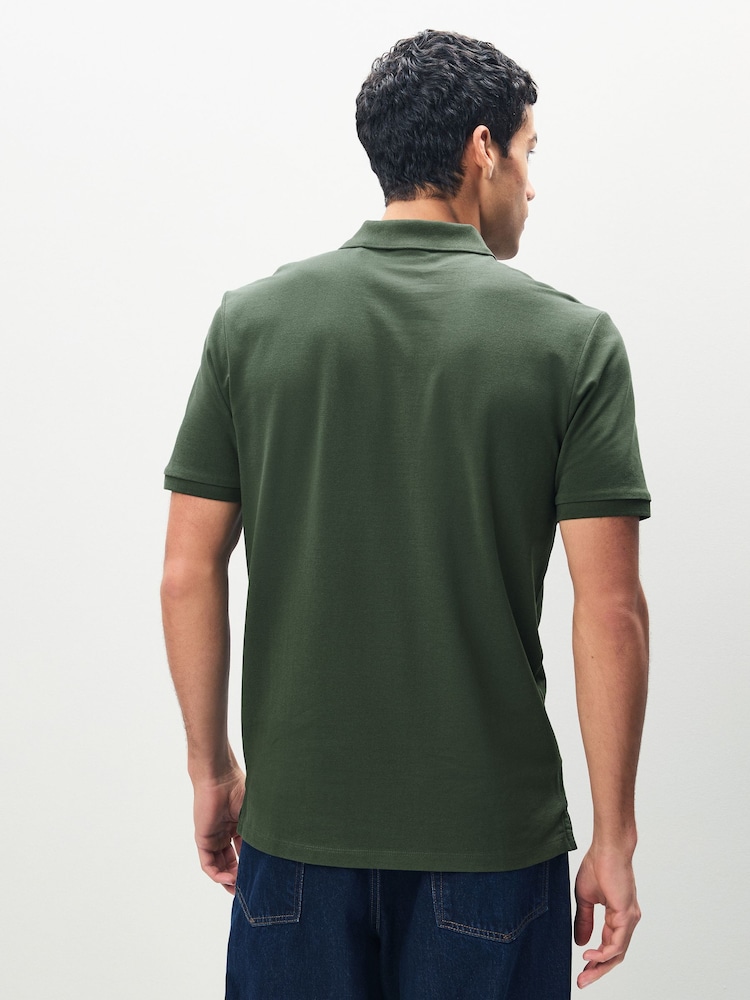 HUGO Green Logo Polo Shirt - Image 2 of 5