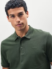 HUGO Green Logo Polo Shirt - Image 4 of 5