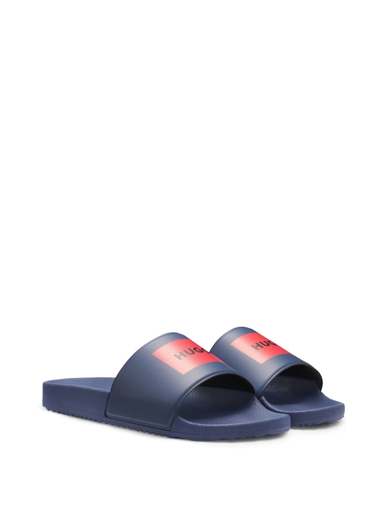 HUGO Blue Box Logo Sliders - Image 1 of 2