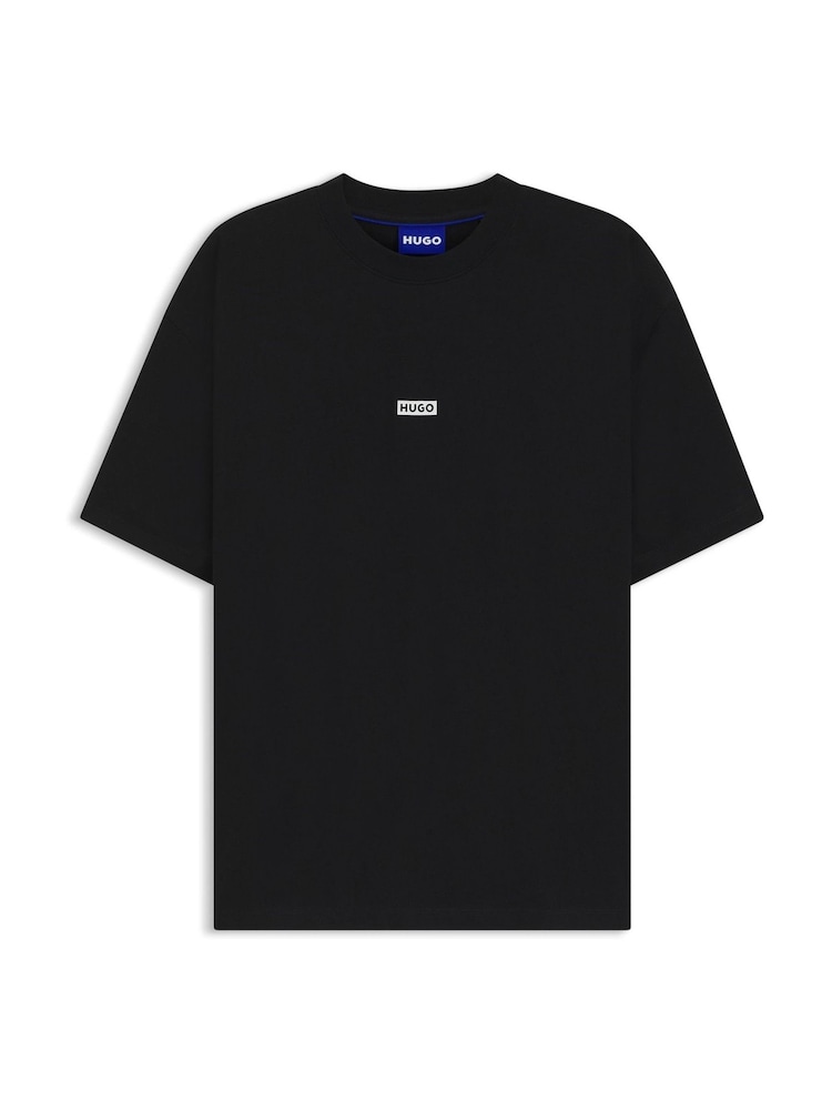 HUGO Black Small Logo T-Shirt - Image 1 of 1 HUGO Black Small Logo T-Shirt - Image 1 of 1