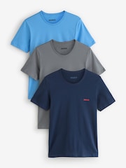 HUGO Natural T-Shirt  3 Pack - Image 1 of 5
