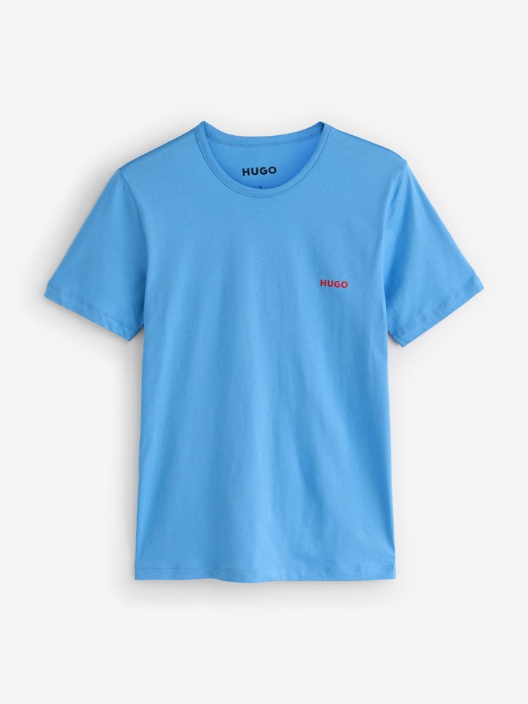 HUGO Natural T-Shirt  3 Pack - Image 2 of 5