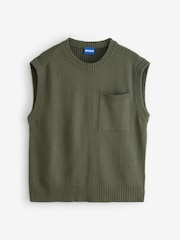 Colete de malha HUGO com bolso - Imagem 1 de 2