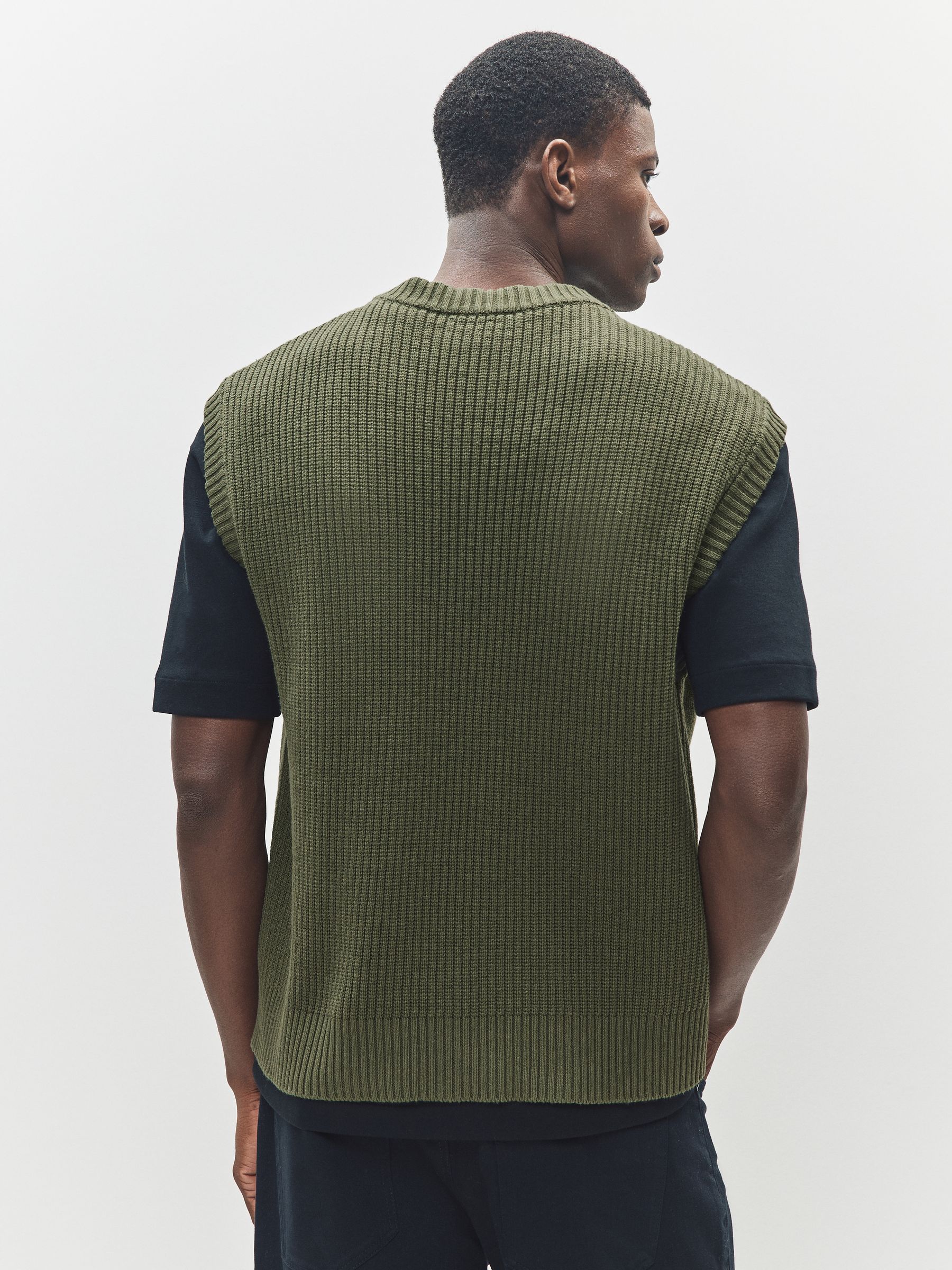 Buy HUGO Green Knitted Vest with Pocket from Next USA